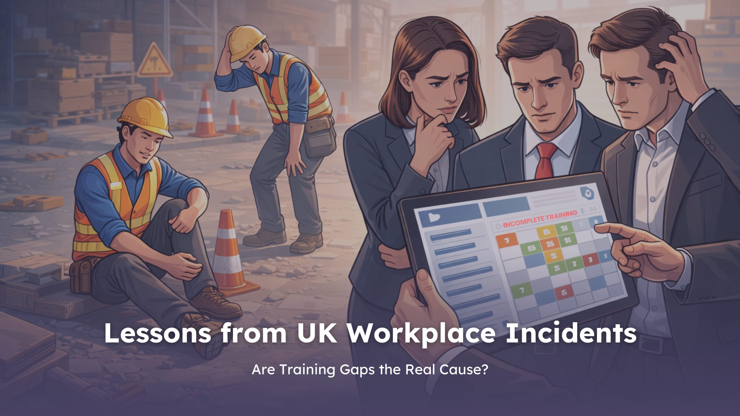 blog image cover- UK workplace incident causes and are training gaps the real cause?