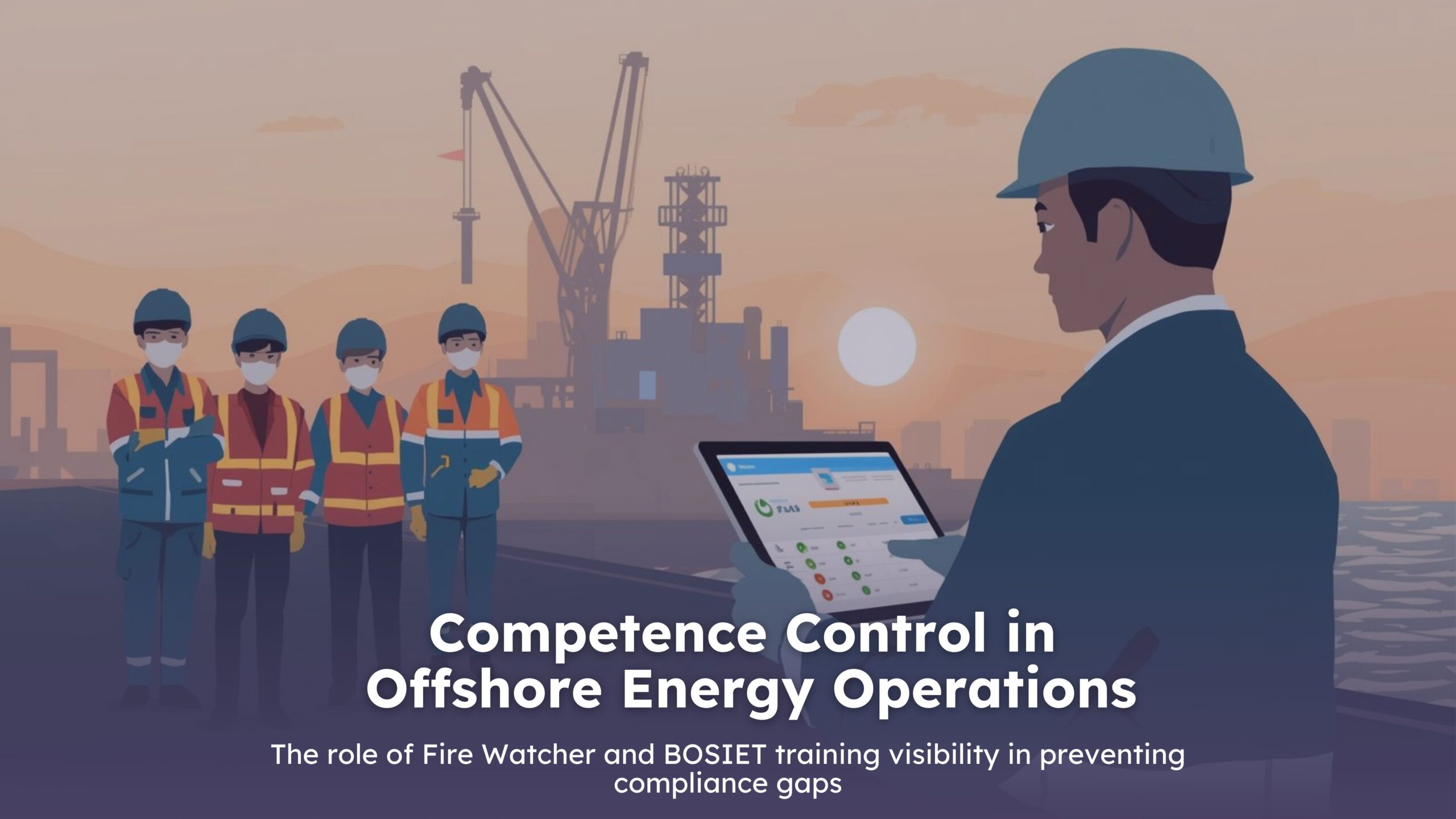 Offshore supply vessel at sea, supporting marine operations.