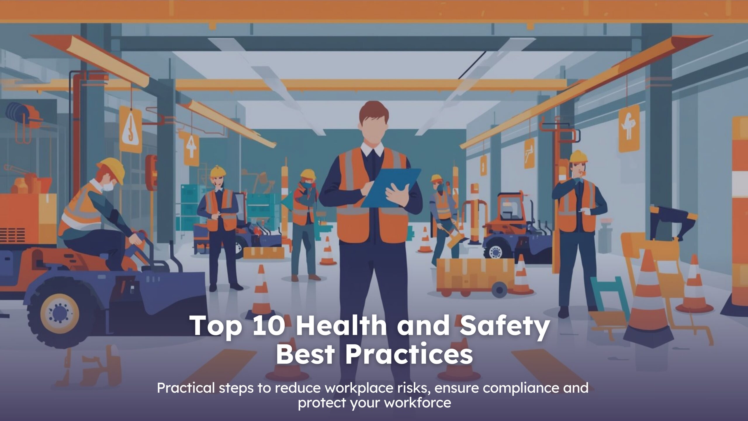 Top 10 health and safety best practices blog cover image