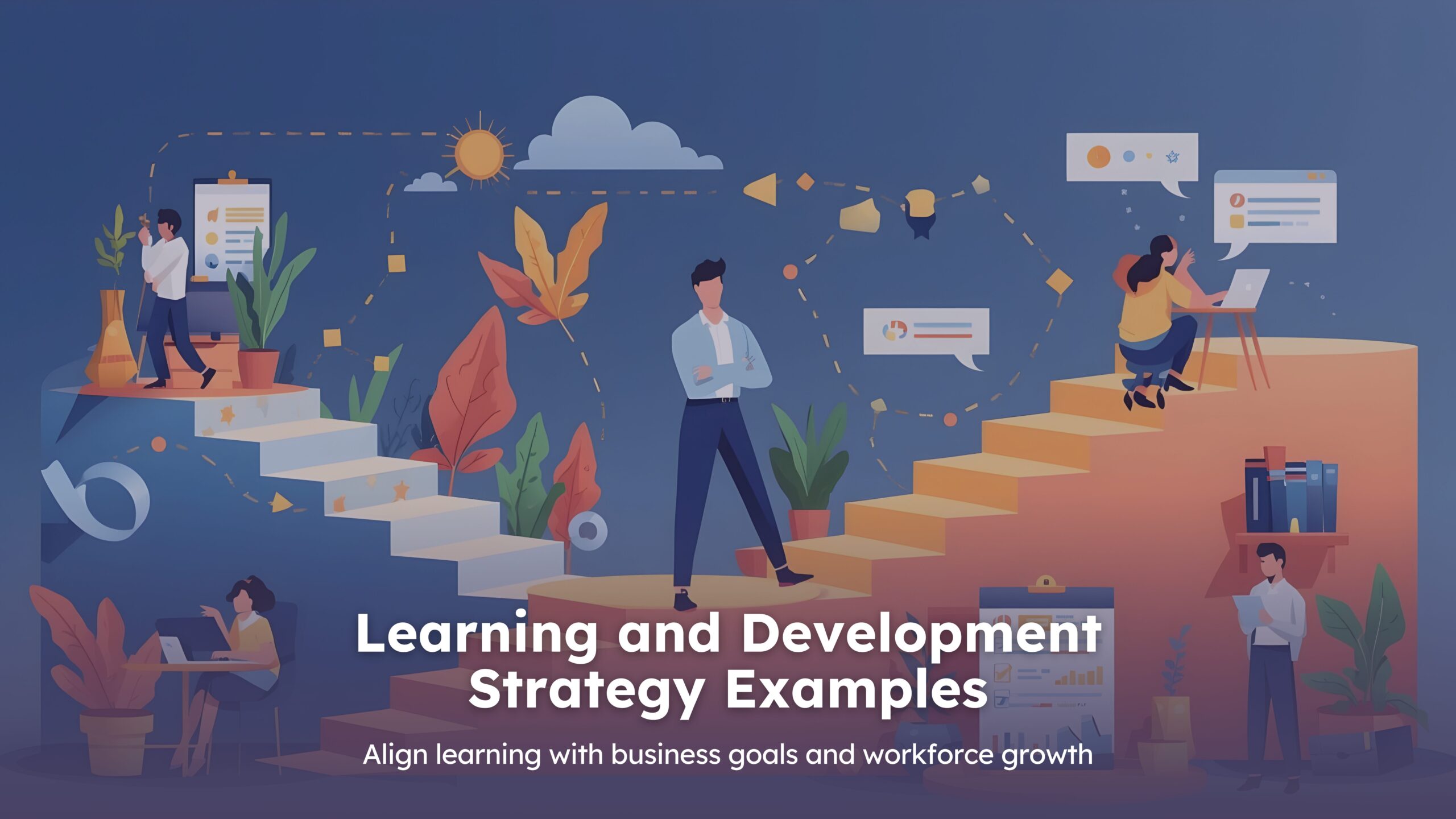 learning and development startegy examples full blog cover image