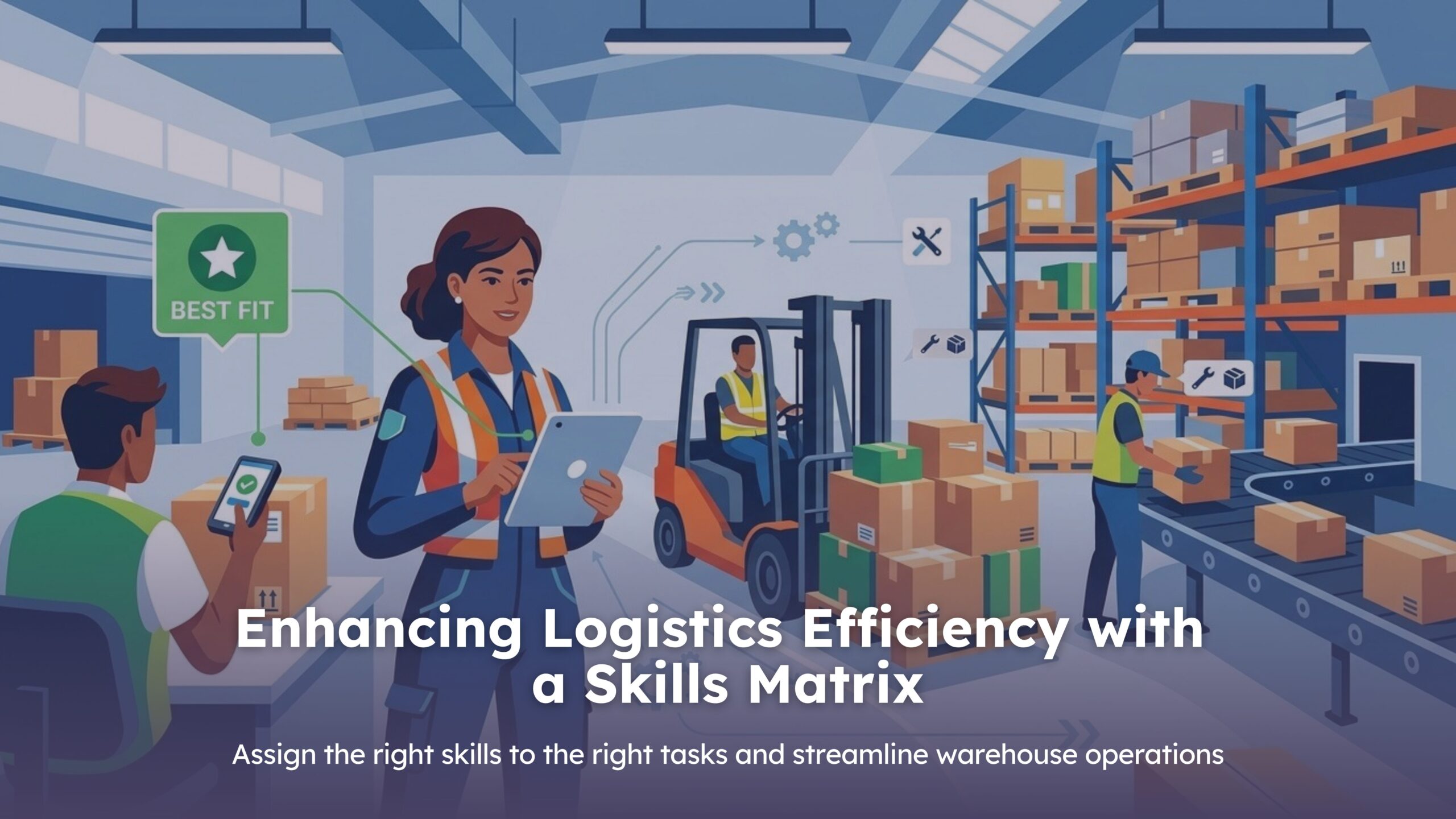 enhancing logistics efficiency with a skills matrix full detailed blog cover image png