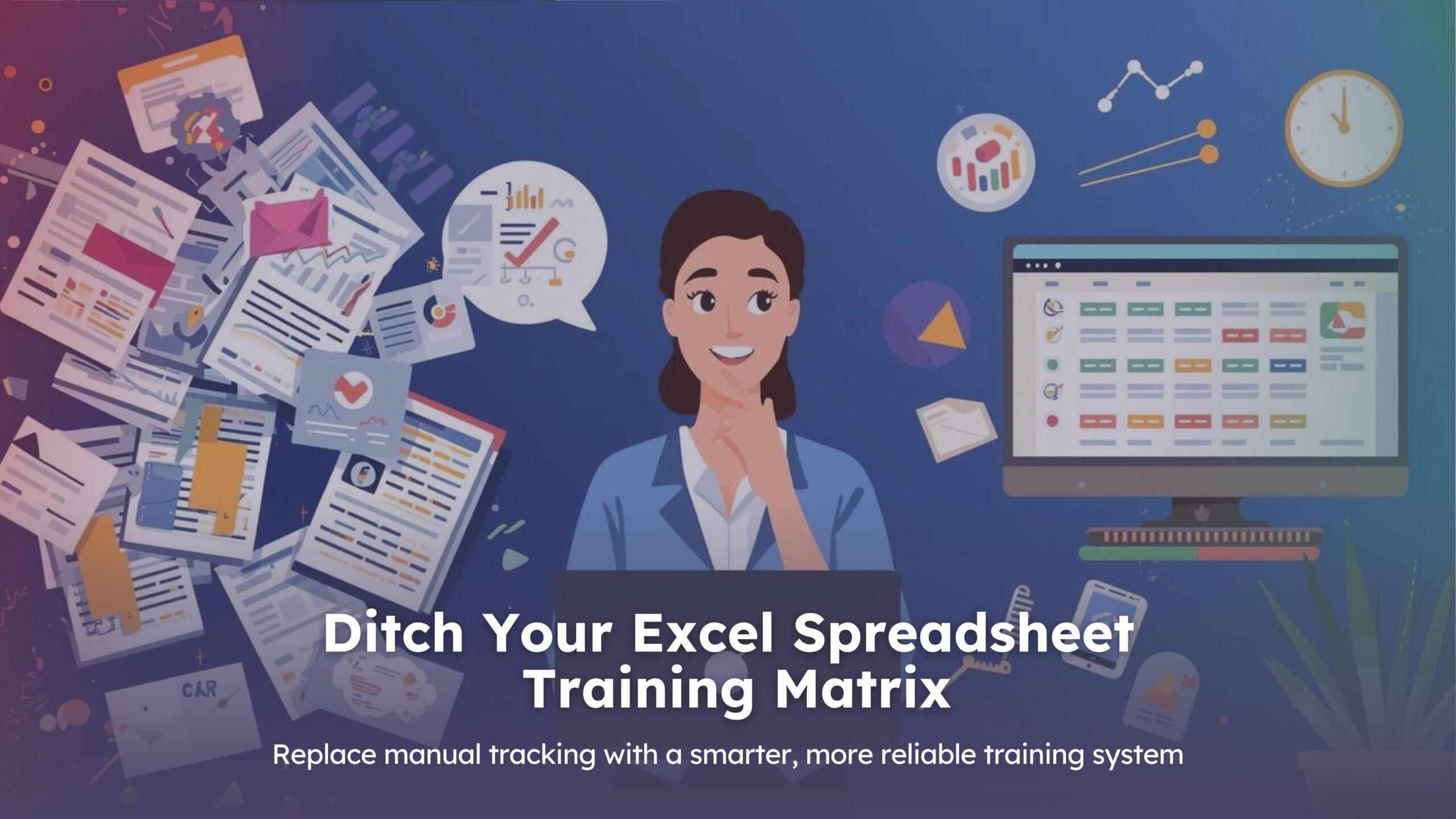 Why automated training matrix is better than spreadsheets to manage training and compliance