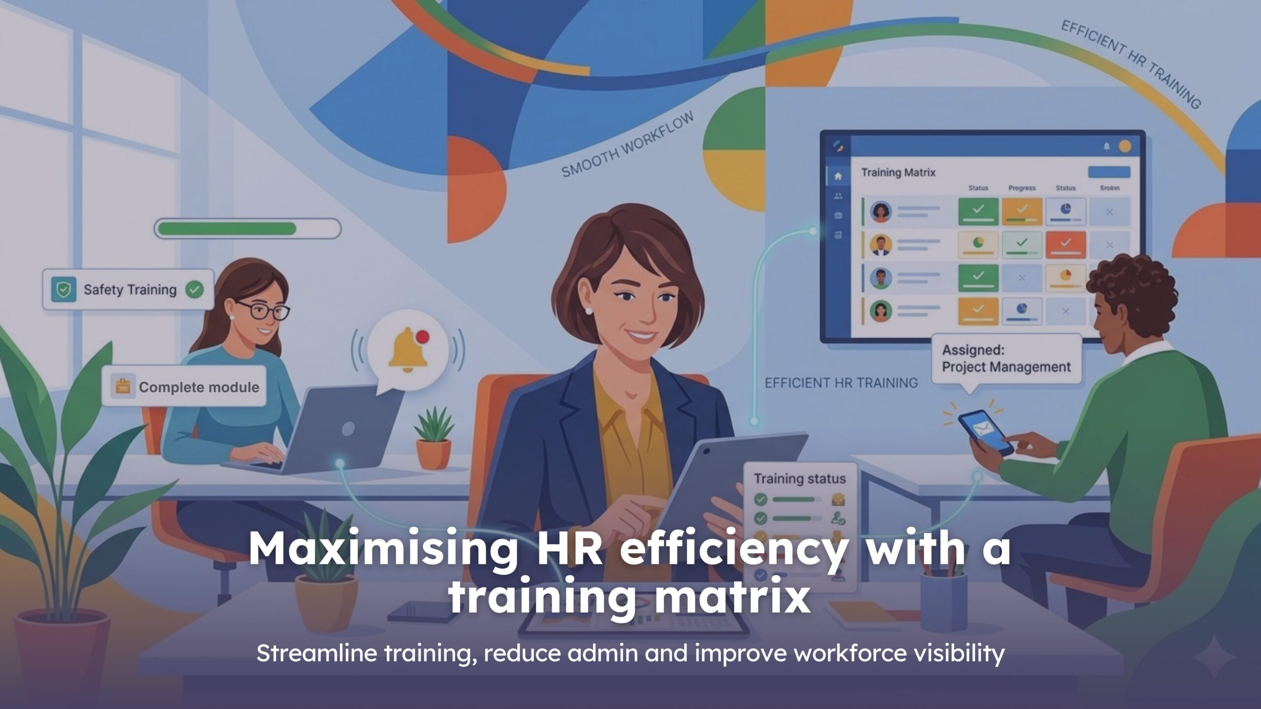 Maximising HR efficiency with a training matrix full detail blog cover image