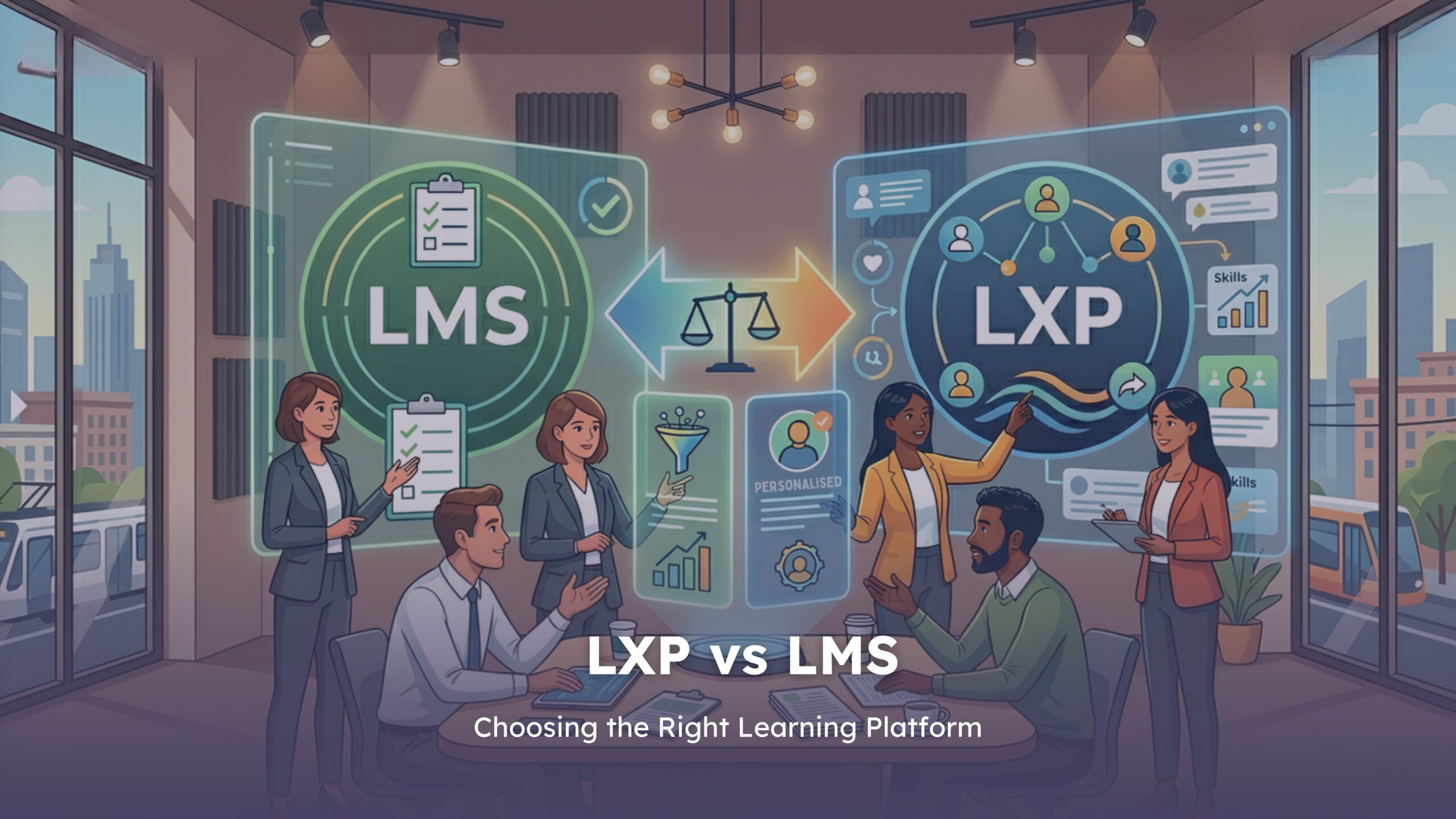 LXP vs LMS blog post header