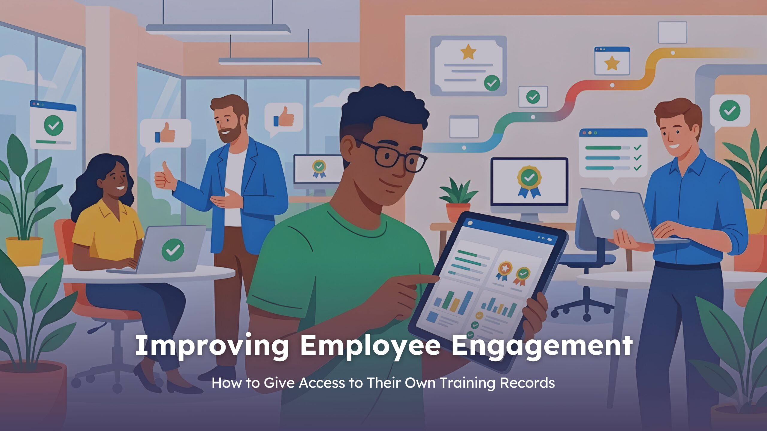 How to improve employee engagement detailed blog cover image png