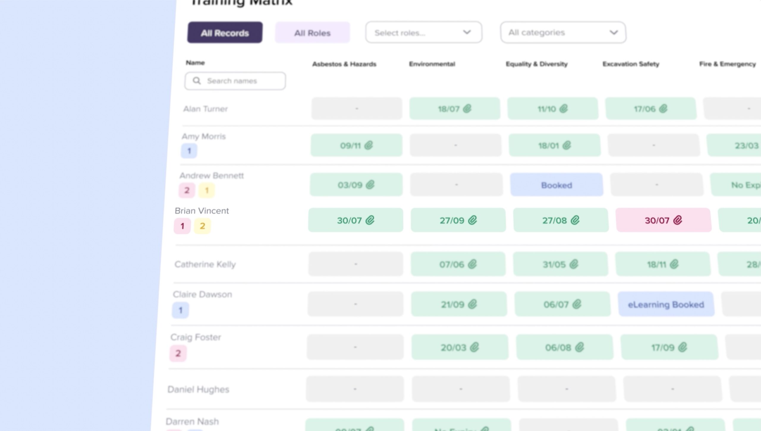 Workprove Training Matrix Demo Video