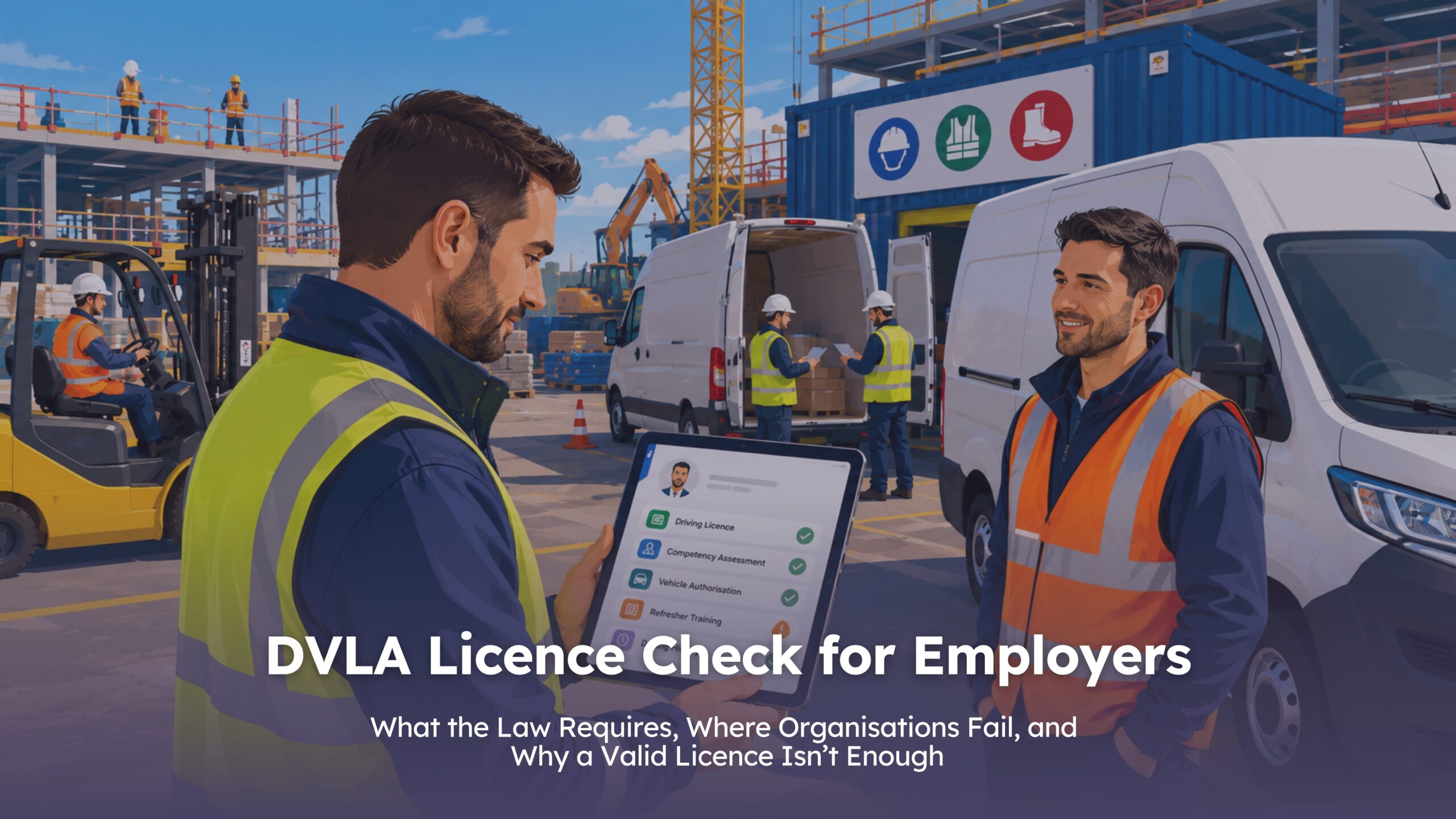 DVLA licence check employer blog cover image
