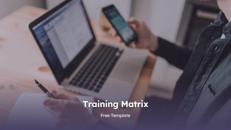 training matrix resource download