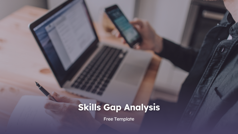 Skills gap analysis template
